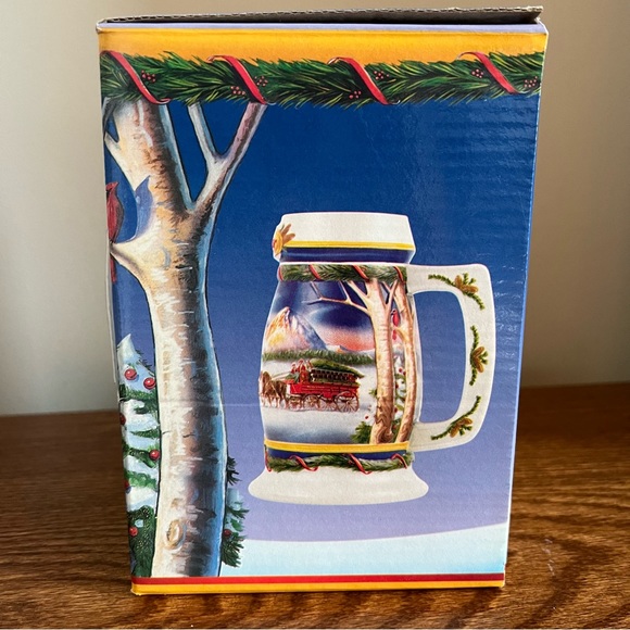 Budweiser Beer Collectible Stein from 2000. Holiday in the Mountains. - Picture 7 of 17